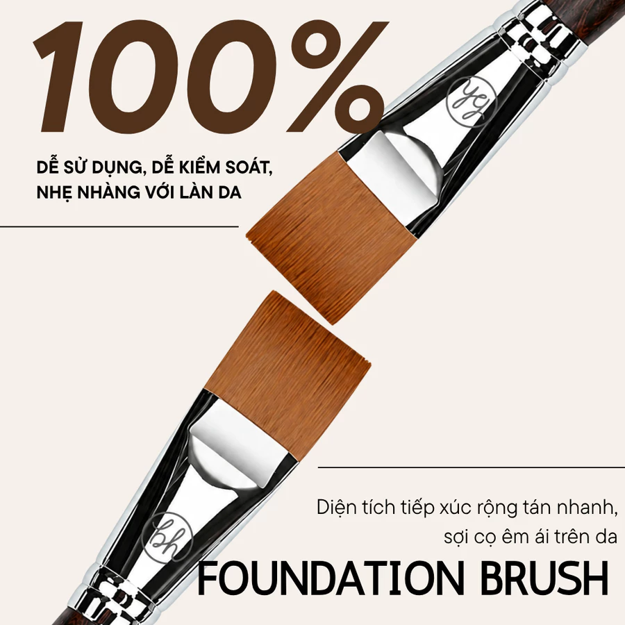  Cọ Tán Nền BH Cosmetics Foundation Brush BH019